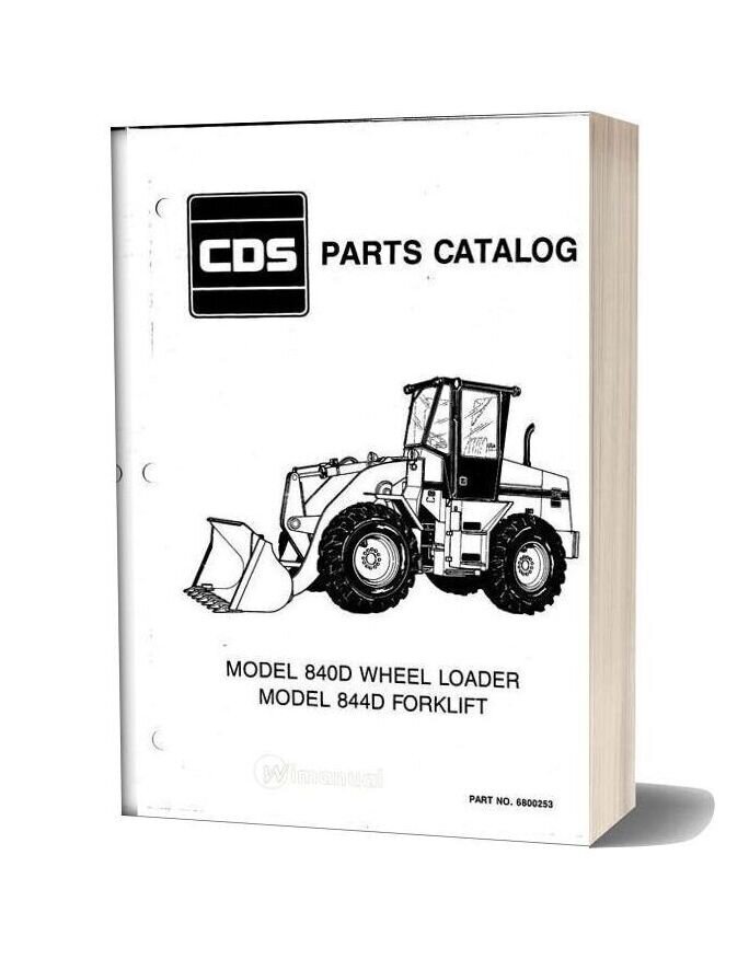 Allis Chalmers 840 844d Wheel Loader Forklift Parts Catalog