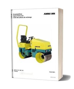 Ammann 521702 Et Liste Av12 20 03 Yan 5001 9999 Parts Catalogue