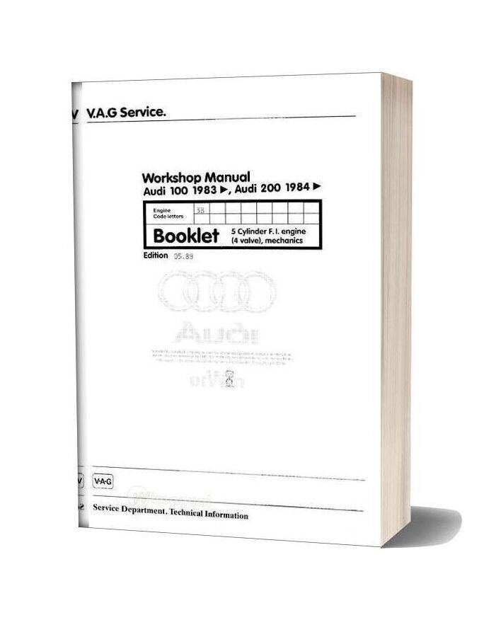 Audi 3b Engine Mech Workshop Manual