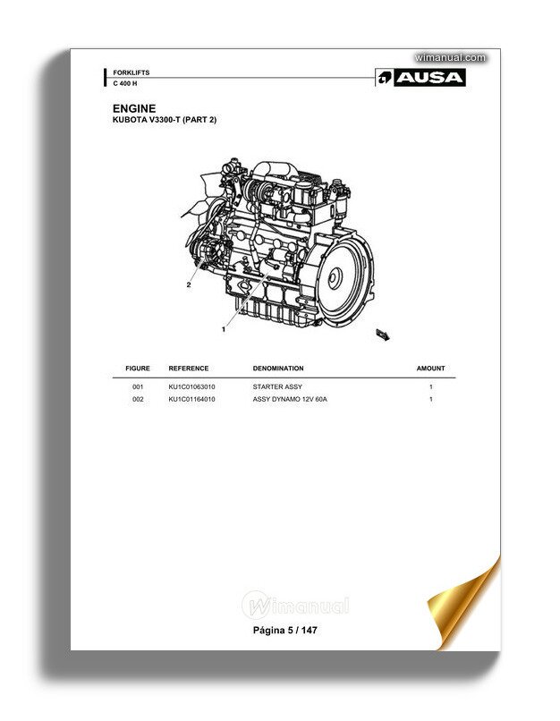 Mitsubishi L3a L3c L3e Engine Parts Catalog