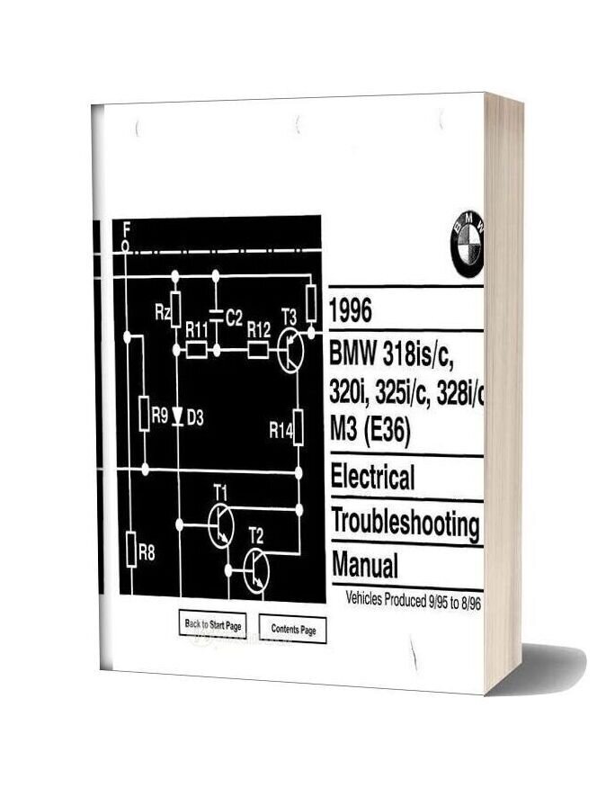 Bmw 318is C 320i 325i C 328i C 1996 Electrical Troubleshooting Manual