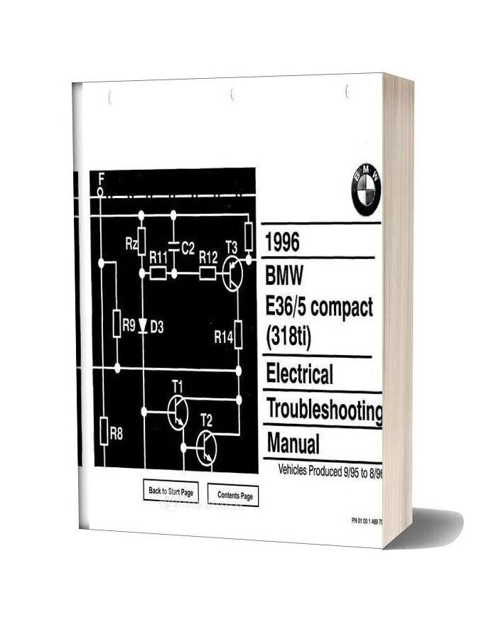 Bmw 318ti 1996 Electrical Troubleshooting Manual