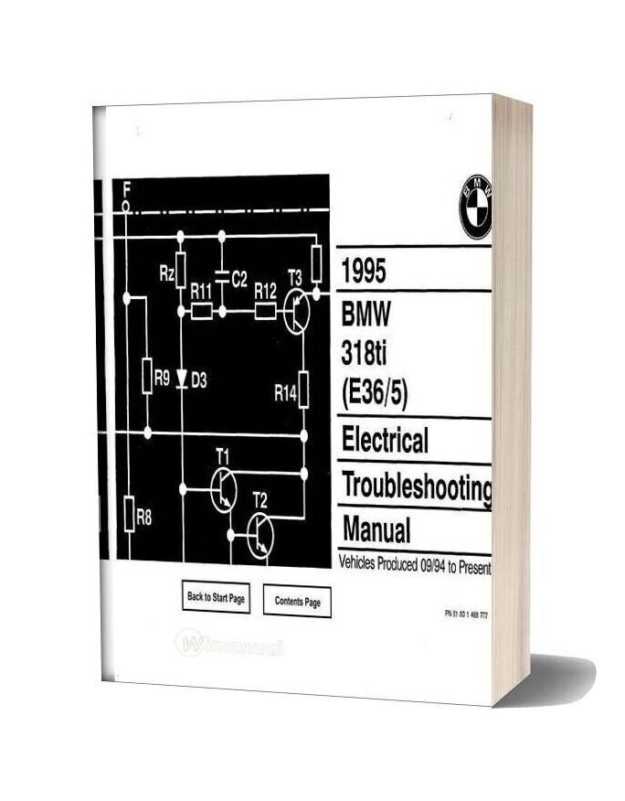 Bmw 318ti Electrical 1995 Troubleshooting Manual