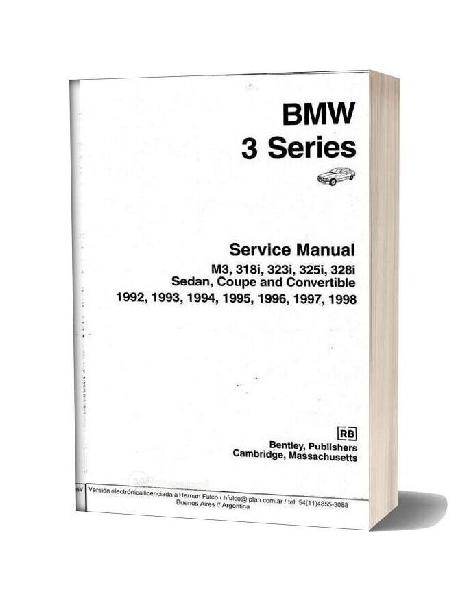 Bmw 5 Bmw 3 E36 Service Manual