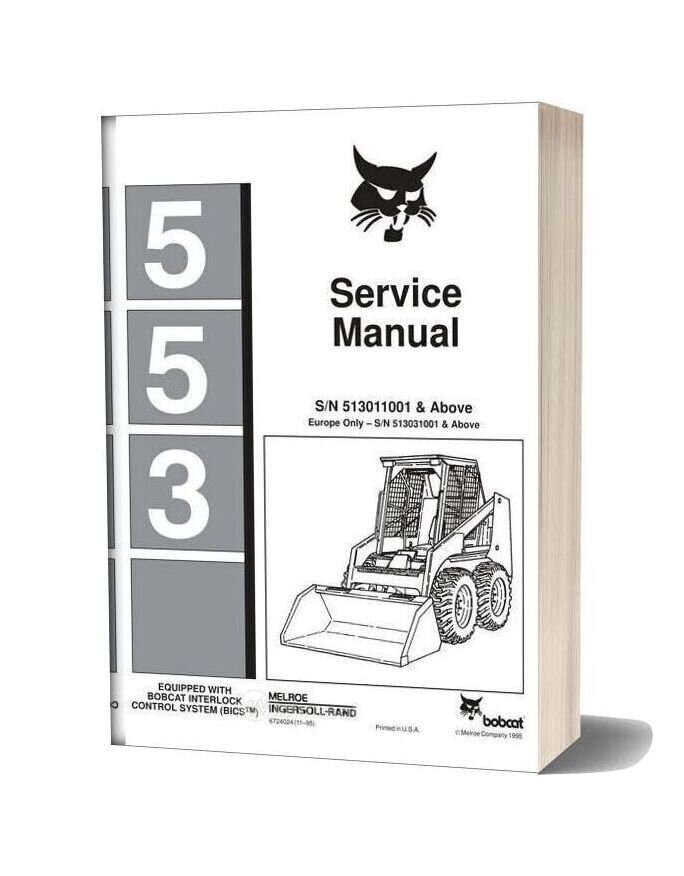 Bobcat 553 Service Manual