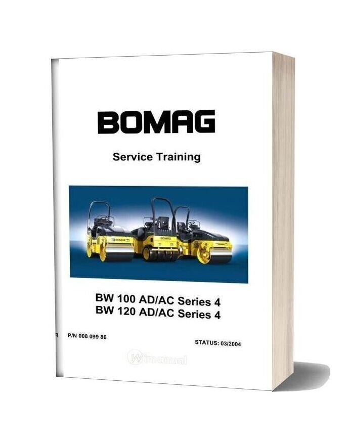 Bomag Bw100 120 Service Training