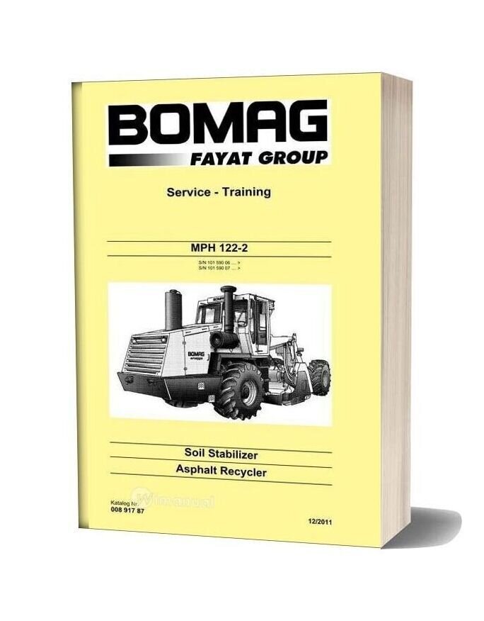 Bomag Mph 122 2 Service Manual