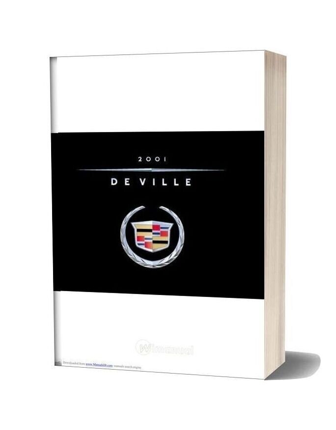 Cadillac Deville 2001 Service Reapair Manual