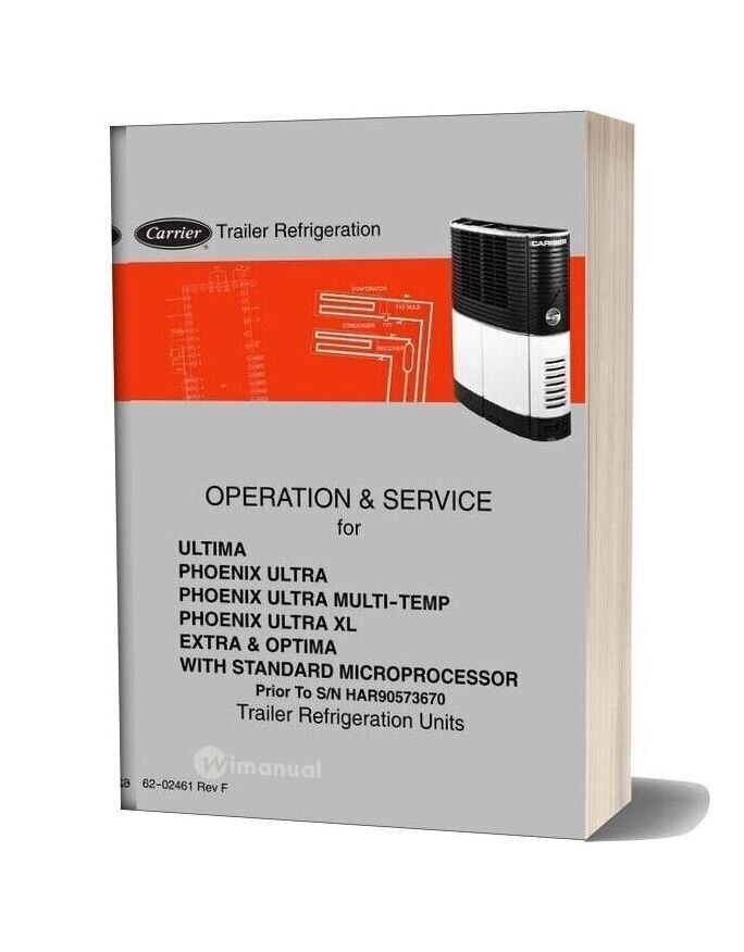 Carrier Trailer Refrigeration Operation & Service Manual