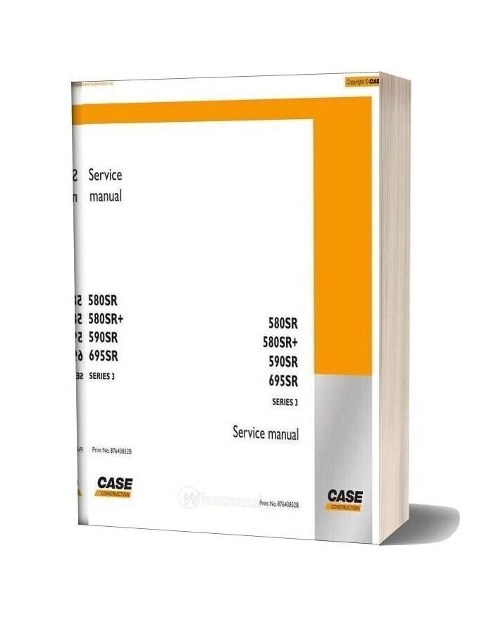 Case 580sr 590sr Service Manual