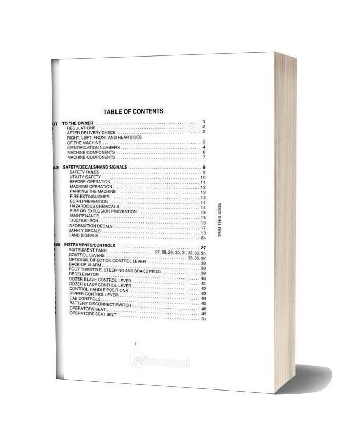 Case Crawler Dozer 650h Operators Manual
