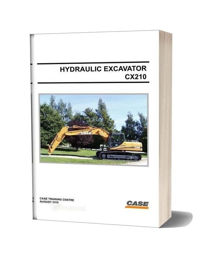 Case Hydraulic Excavators Cx210 Shop Manual