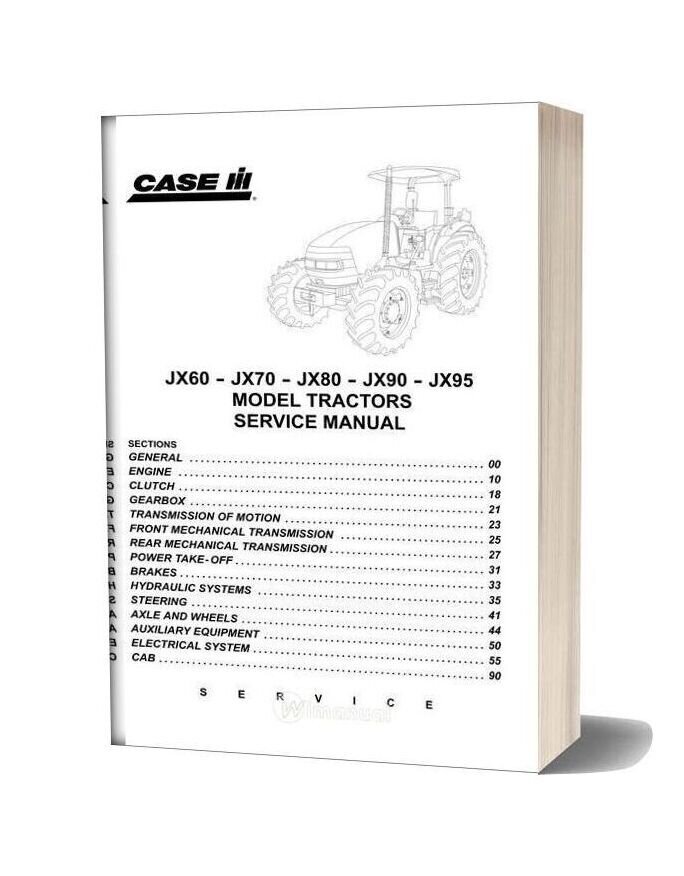 Case Jx60 70 80 90 95 Service Manuals