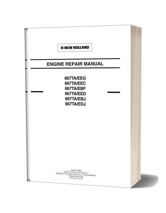 Case Wheel Loaders 667ta Engine Service Manual