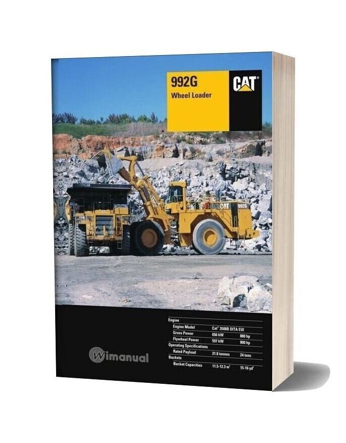 Cat 992g Technical Specifications
