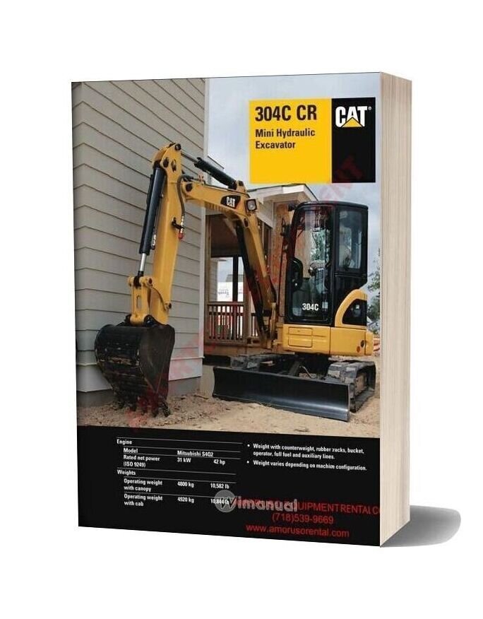 Caterpillar 304 Ccr Technical Specifications