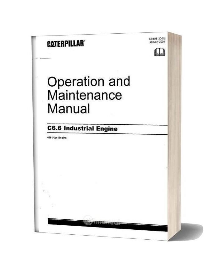 Caterpillar 6 6 Operators Manual