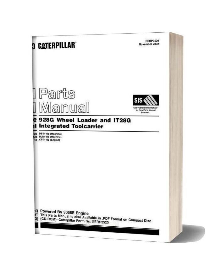 Caterpillar 928g Parts Manual