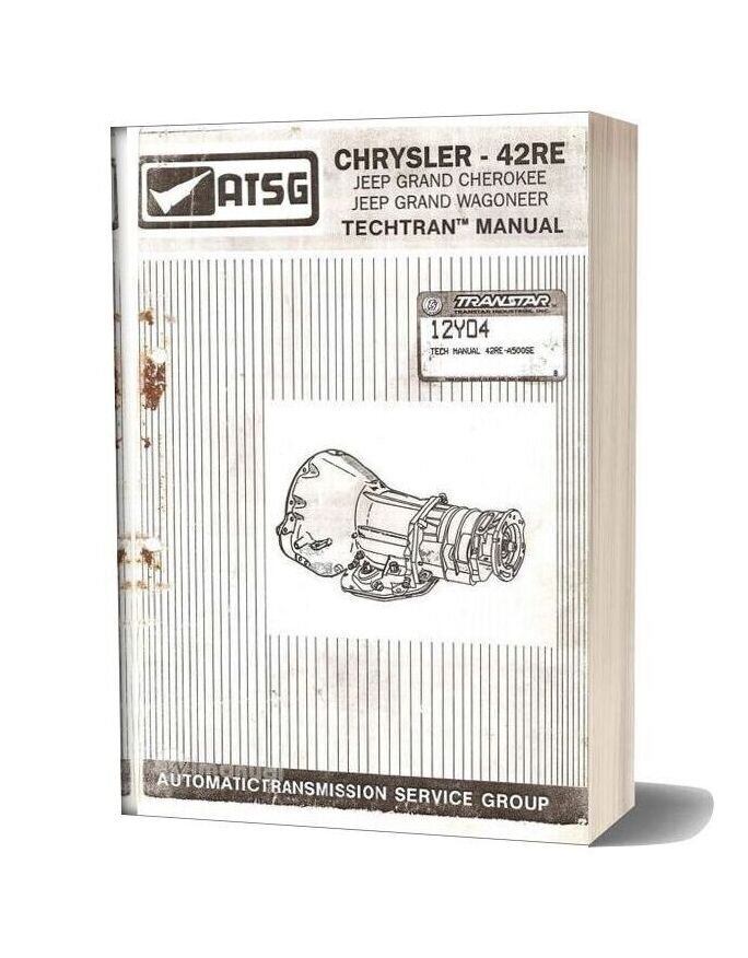 Chrysler Atsg 42re A500se Technical Manual