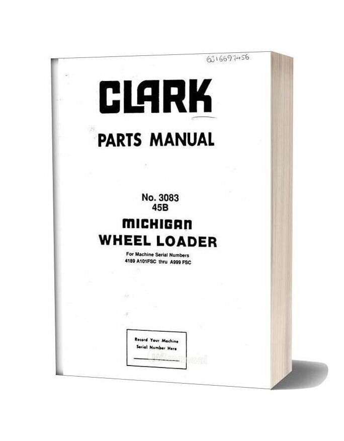 Clark 45b Parts Manual
