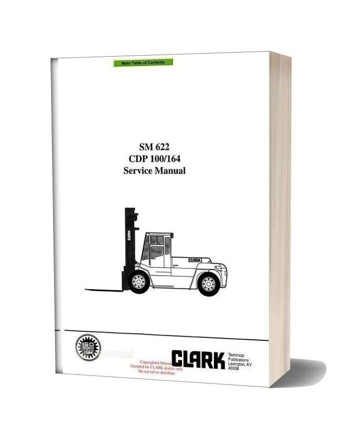 Clark Sm 622 Service Manual