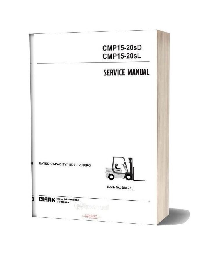 Clark Sm 710 Service Manual