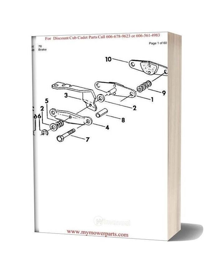 Cub Cadet Parts Manual For Model 76