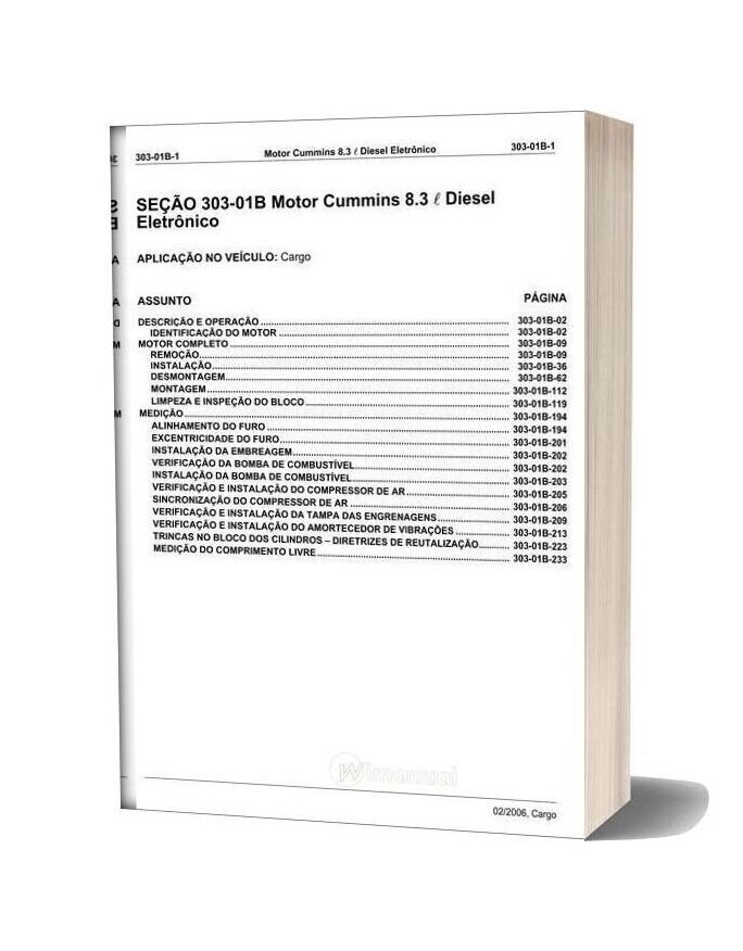 Cummins Engine 8 3l Service Manuals