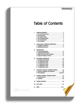 Cummins Gas Engines Manual