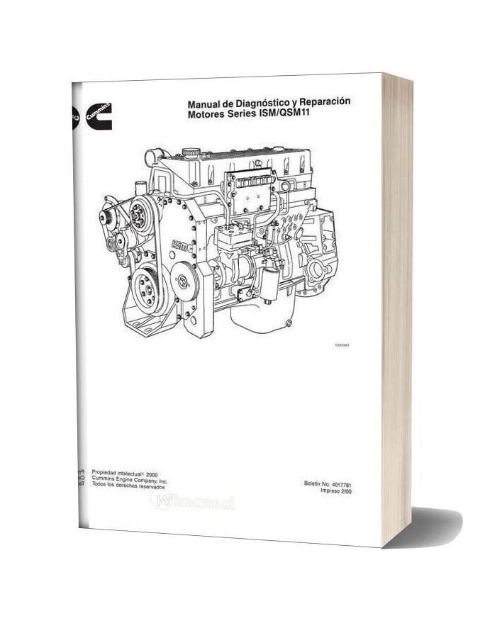 Cummins Ism Qsm11 Series Engine Repair Manual