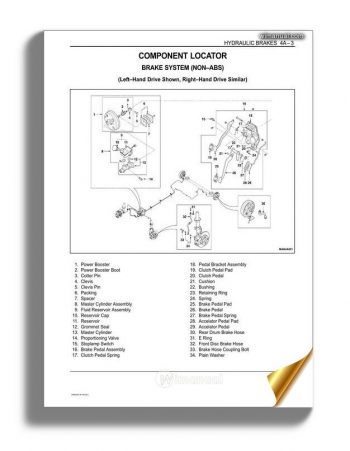 Daewoo Matiz 2000 2013 Hydraulic Brakes