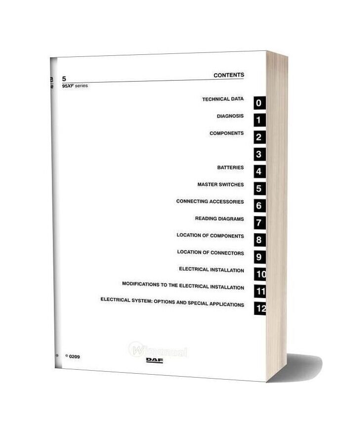 Daf 96xf Series Workshop Manual