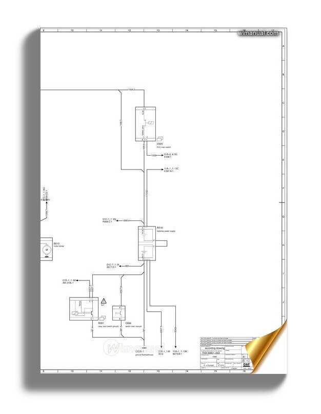Daf Xf Cf Euro 4 5 Electrical Wiring Diagram