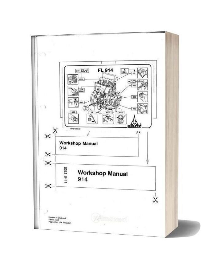 Deutz Fl914 Workshop Manual