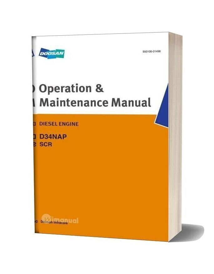 Doosan Engine D34nap Scr Operation & Maintenance Manual
