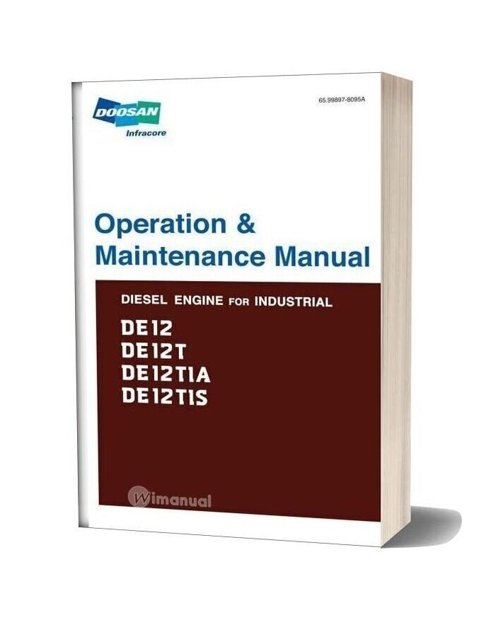 Doosan Engine De12 Operation & Maintenance Manual 2012
