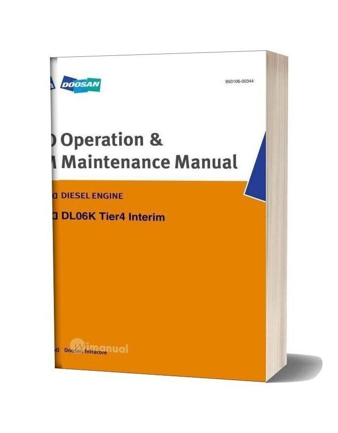 Doosan Engine Dl06k Tier4i Operation & Maintenance Manual