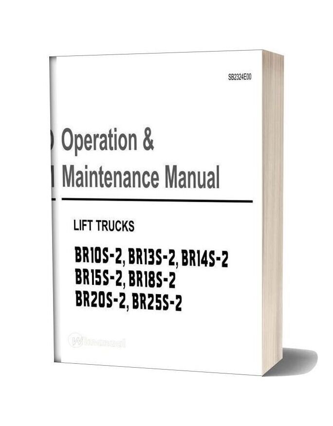 Doosan Lift Truck Br10s Br13s Br25s Operation & Maintenance Manual