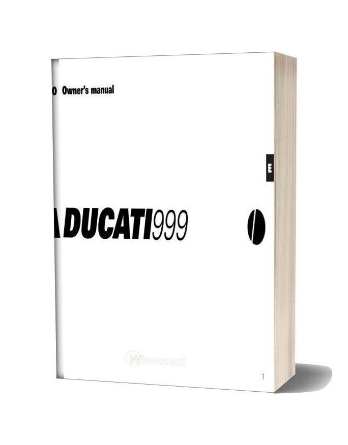 Ducati 999owners Manual