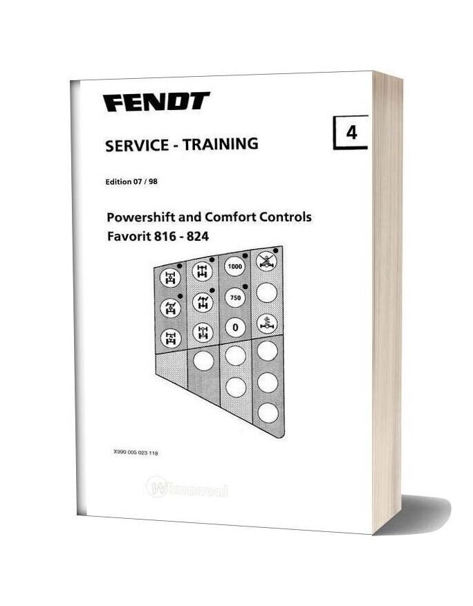 Fendt 800 Comforts Service Powershift