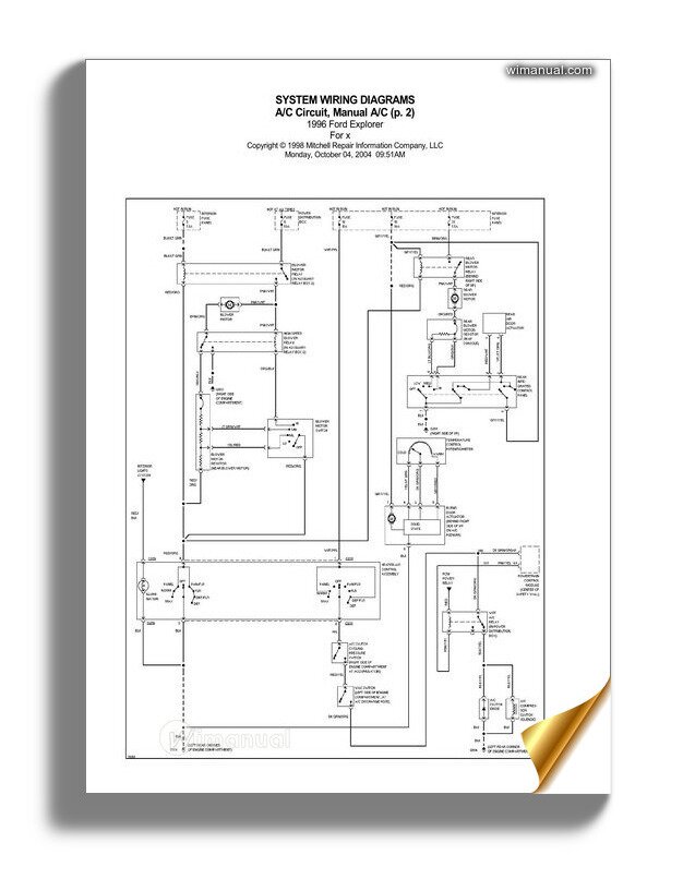 Ford Explorer 1996 Electrical Diagrams In En