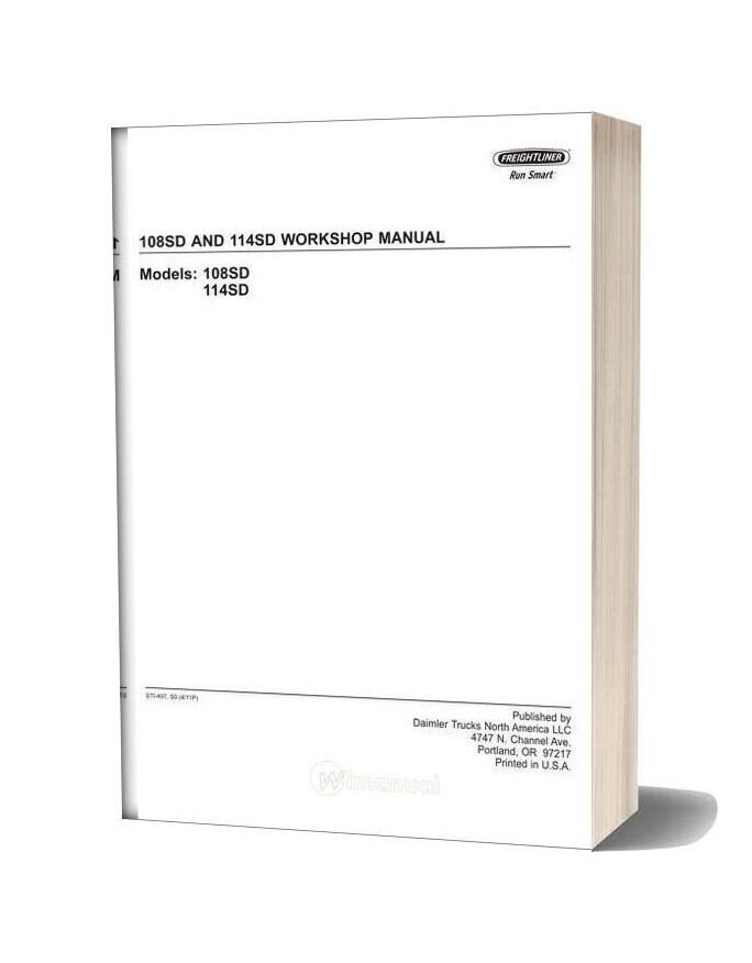 Freightliner 108sd And 114sd Workshop Manual