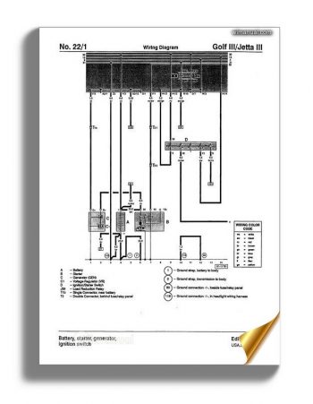 Golf Jetta Volkswagen Wiring Diagram