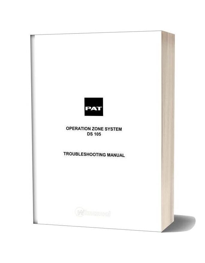 Grove Pat Ds105 Operation Zone System Troubleshooting Manual