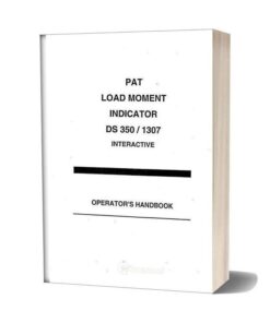 Grove Pat Load Moment Indicator Ds350 1307 Operator Manual