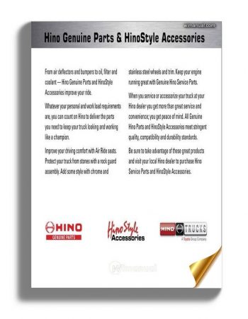 Hino Accessories Catalog V18