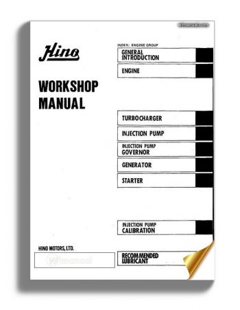 Hino Rb145 Motors Workshop Manual Wo4