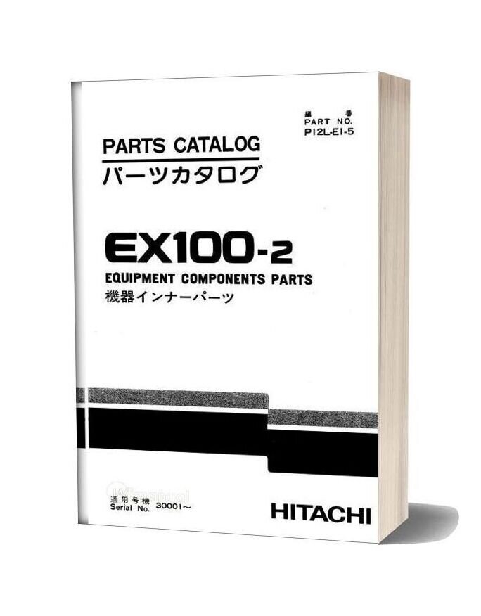 Hitachi Ex100 2 Equipment Components Parts