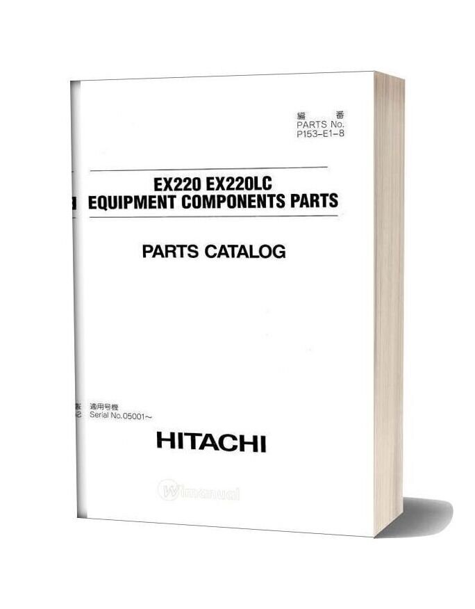 Hitachi Ex220 220lc Equipment Components Parts