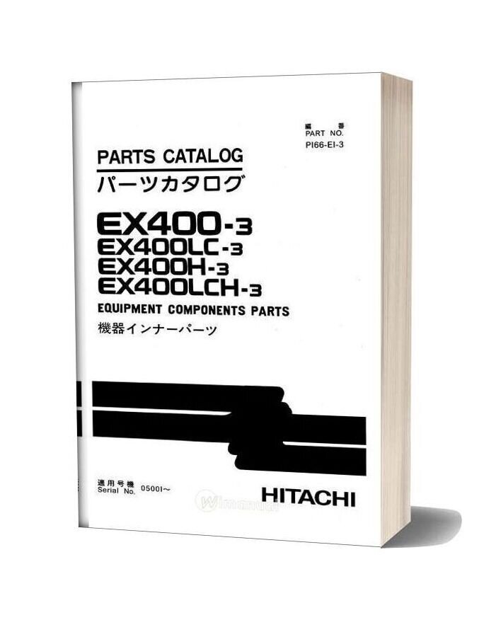 Hitachi Ex400 3 Equipment Components Parts